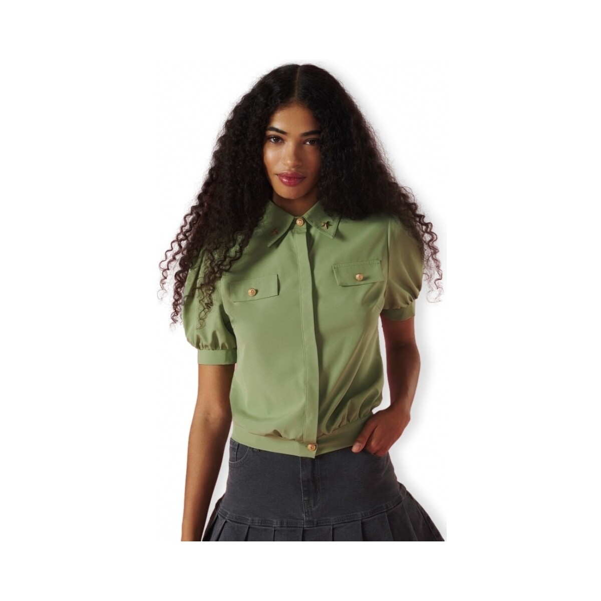 Oblečenie Žena Blúzky Minueto Top Bailey - Green Zelená