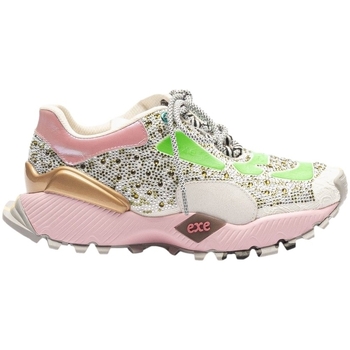 Topánky Žena Módne tenisky Exé Shoes EXÉ Sneakers 134-23 - Green/Pink Viacfarebná