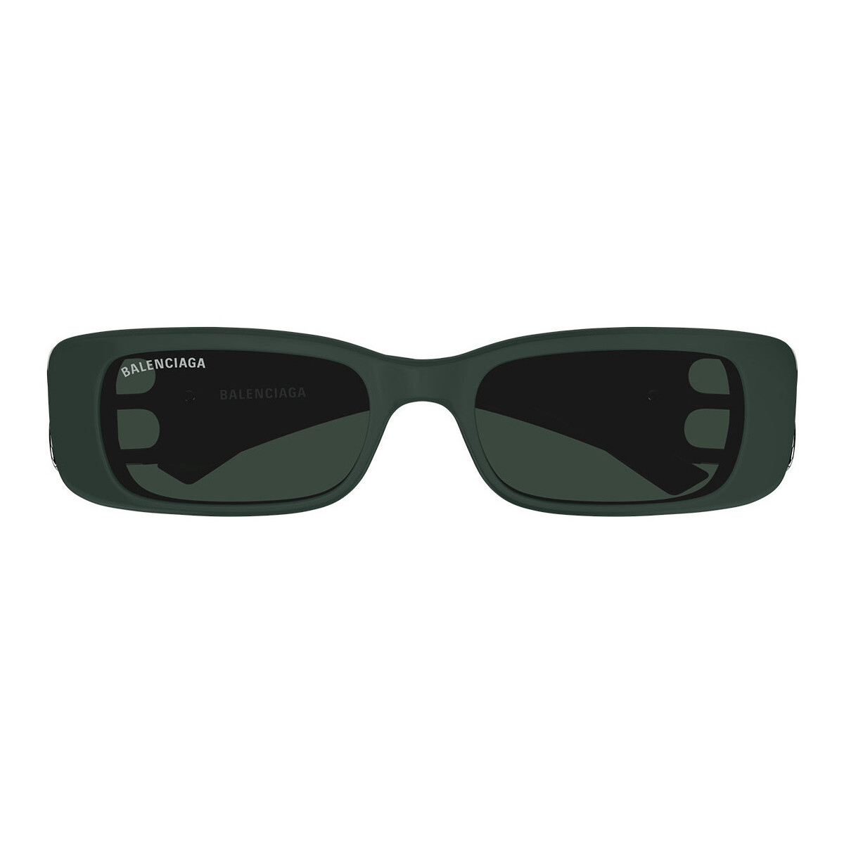 Hodinky & Bižutéria Žena Slnečné okuliare Balenciaga Occhiali da Sole  BB0096S 01B Zelená