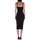 Oblečenie Žena Krátke šaty Elisabetta Franchi AB65542E2 Čierna