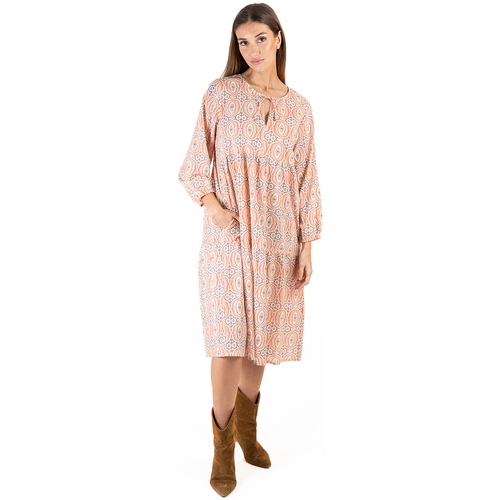 Oblečenie Žena Krátke šaty Isla Bonita By Sigris Krátke Šaty Oranžová