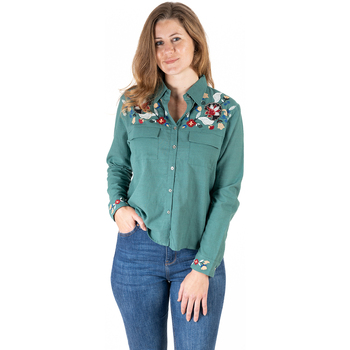 Oblečenie Žena Košele a blúzky Isla Bonita By Sigris Tričko Zelená