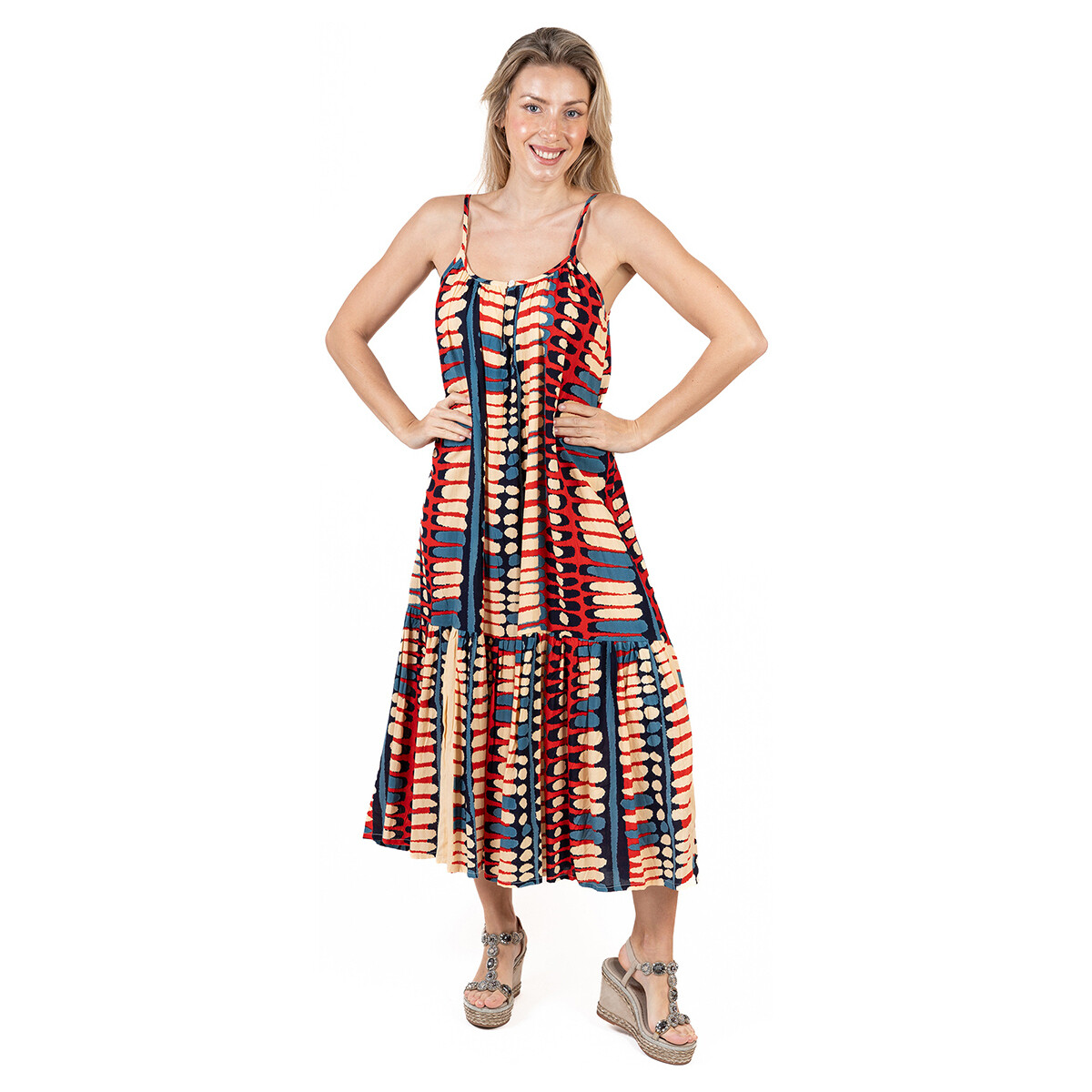 Oblečenie Žena Šaty Isla Bonita By Sigris Šaty Viacfarebná