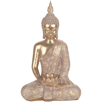 Domov Sochy Signes Grimalt Buddha Postava Meditujúci Zlatá