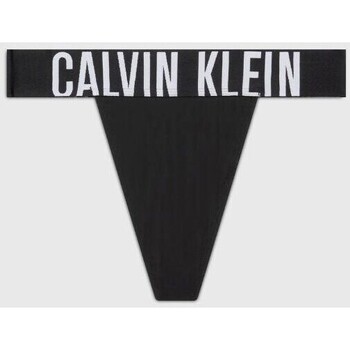 Spodná bielizeň Žena Slipy Calvin Klein Jeans 000QF7638EUB1 THONG Čierna