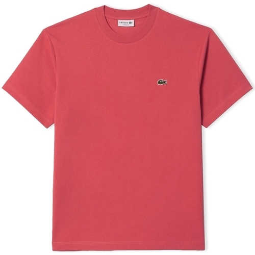 Oblečenie Muž Tričká a polokošele Lacoste Classic Fit T-Shirt - Rose ZV9 Ružová