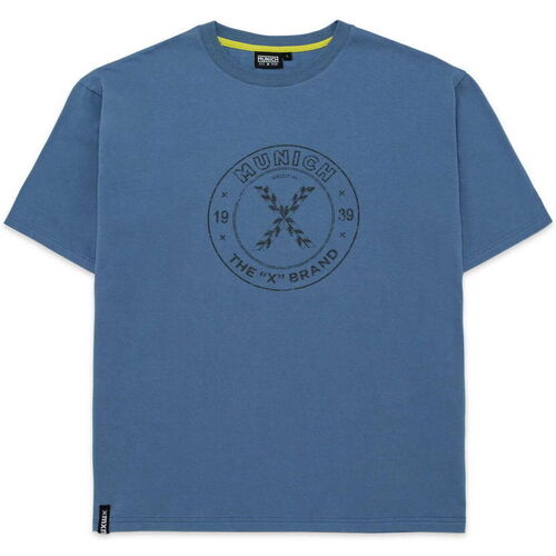 Oblečenie Muž Tričká s krátkym rukávom Munich T-shirt vintage Modrá
