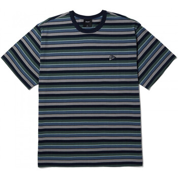 Oblečenie Muž Tričká a polokošele Huf T-shirt triple triangle ss relaxed knit Modrá