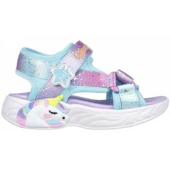 Topánky Deti Sandále Skechers Unicorn dreams sandal - majes Modrá