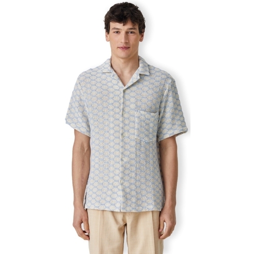 Oblečenie Muž Košele s dlhým rukávom Portuguese Flannel Net Shirt - Blue Béžová