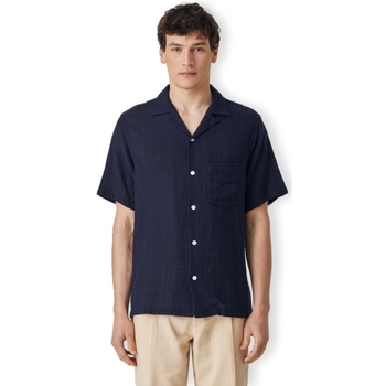 Oblečenie Muž Košele s dlhým rukávom Portuguese Flannel Grain Shirt - Navy Modrá