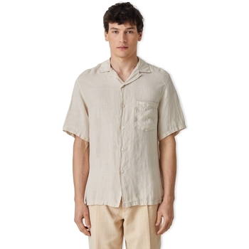Oblečenie Muž Košele s dlhým rukávom Portuguese Flannel Linen Camp Collar Shirt - Raw Béžová