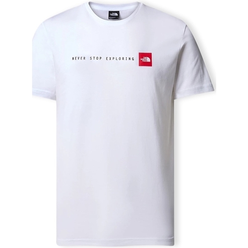Oblečenie Muž Tričká a polokošele The North Face T-Shirt Never Stop Exploring - White Biela