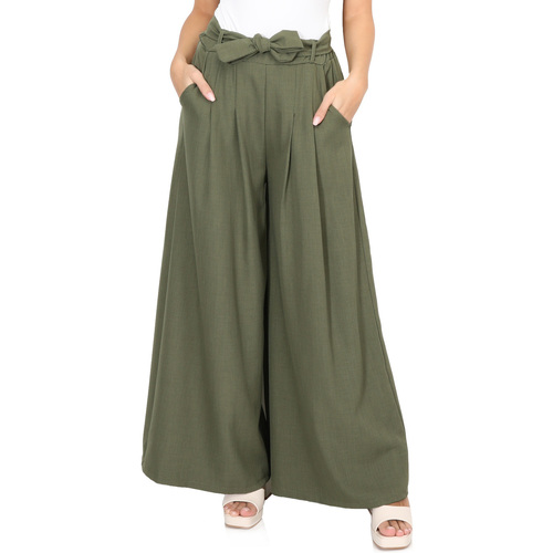 Oblečenie Žena Padavé nohavice La Modeuse 70792_P165680 Zelená