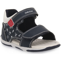 Topánky Chlapec Sandále Geox 0735 TAPUZ SANDAL Modrá