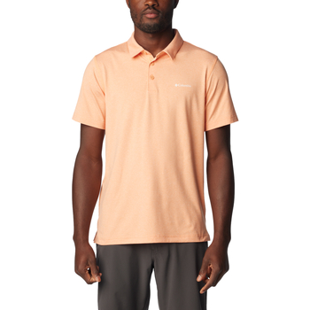Oblečenie Muž Polokošele s krátkym rukávom Columbia Tech Trail Polo Shirt Oranžová
