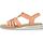 Topánky Žena Sandále Rieker V0651 Oranžová