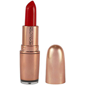 krasa Žena Rúže na pery Makeup Revolution Rose Gold Lipstick - Red Carpet Červená