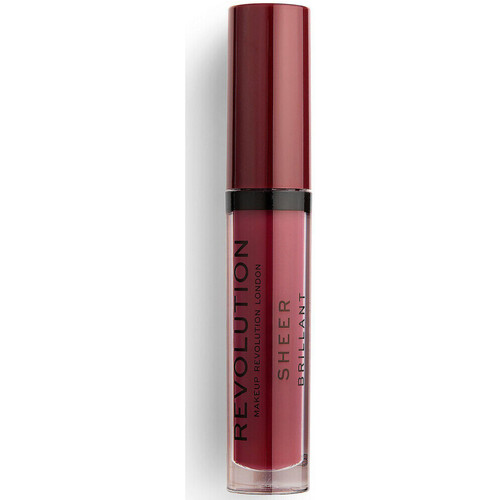 krasa Žena Lesky na pery Makeup Revolution Sheer Brilliant Lip Gloss - 147 Vampire Hnedá