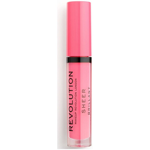 krasa Žena Lesky na pery Makeup Revolution Sheer Brilliant Lip Gloss - 139 Cutie Ružová