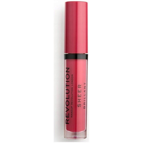 krasa Žena Lesky na pery Makeup Revolution Sheer Brilliant Lip Gloss - 141 Rouge Červená