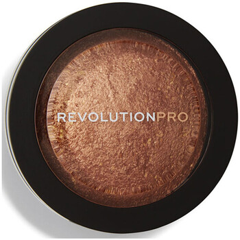 krasa Žena Rozjasňovače Makeup Revolution Highlighter Powder Skin Finish - Golden Glare Červená