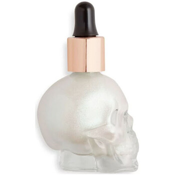 krasa Žena Rozjasňovače Makeup Revolution Liquid Highlighter Halloween Skull - Ghosted Šedá