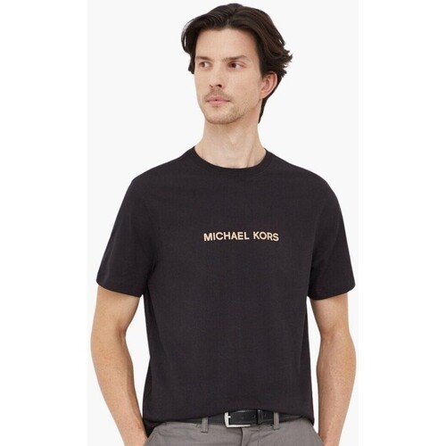 Oblečenie Muž Tričká s krátkym rukávom MICHAEL Michael Kors CH351RIFV4 Čierna