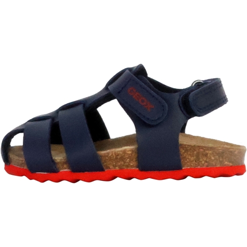 Topánky Dievča Sandále Geox 233050 Modrá