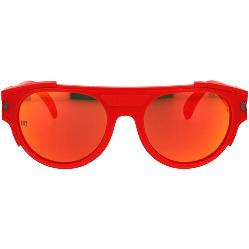 Hodinky & Bižutéria Muž Slnečné okuliare 23° Eyewear Occhiali da Sole Dargen D'Amico X 23° Round One Enso Červená