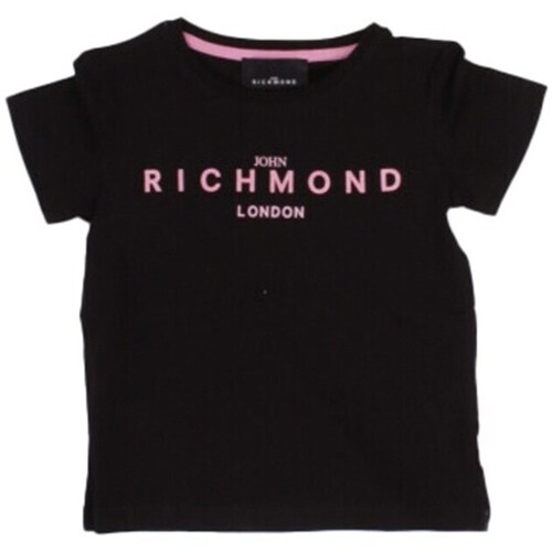 Oblečenie Dievča Tričká s krátkym rukávom John Richmond RGP24003TS Čierna