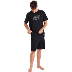 Oblečenie Muž Pyžamá a nočné košele Munich MUEH0350 Čierna