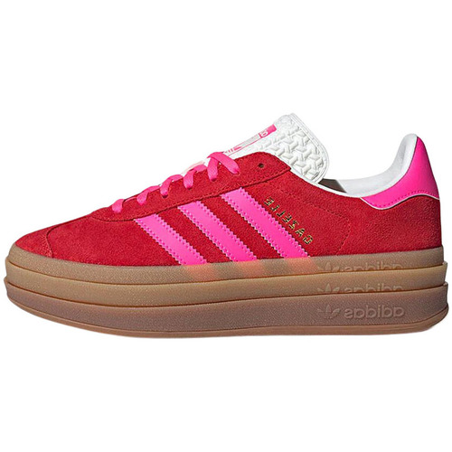 Topánky Turistická obuv adidas Originals Gazelle Bold Red Pink Červená