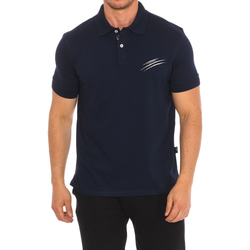 Oblečenie Muž Polokošele s krátkym rukávom Philipp Plein Sport PIPS504-85 Námornícka modrá