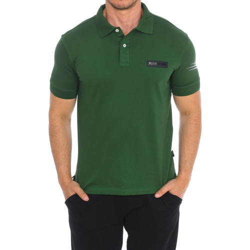 Oblečenie Muž Polokošele s krátkym rukávom Philipp Plein Sport PIPS507-32 Zelená