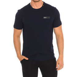 Oblečenie Muž Tričká s krátkym rukávom Philipp Plein Sport TIPS414-85 Námornícka modrá