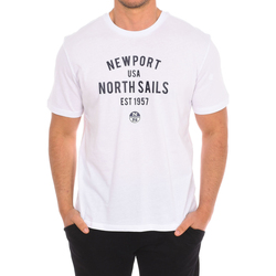 Oblečenie Muž Tričká s krátkym rukávom North Sails 9024010-101 Biela