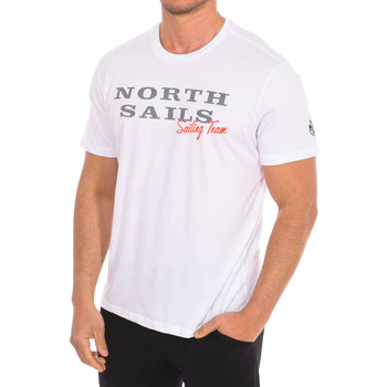 Oblečenie Muž Tričká s krátkym rukávom North Sails 9024030-101 Biela