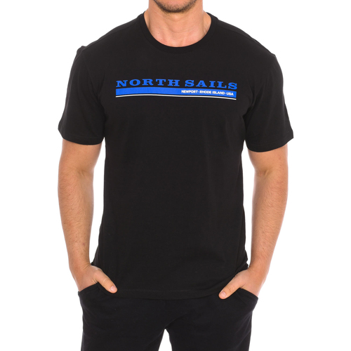 Oblečenie Muž Tričká s krátkym rukávom North Sails 9024040-999 Čierna