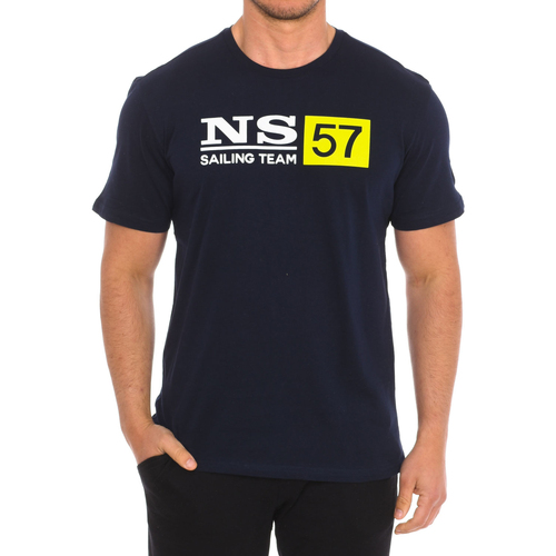 Oblečenie Muž Tričká s krátkym rukávom North Sails 9024050-800 Námornícka modrá
