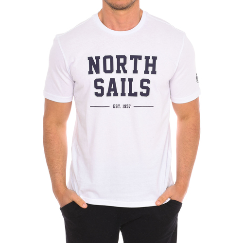 Oblečenie Muž Tričká s krátkym rukávom North Sails 9024060-101 Biela