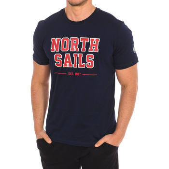 Oblečenie Muž Tričká s krátkym rukávom North Sails 9024060-800 Námornícka modrá