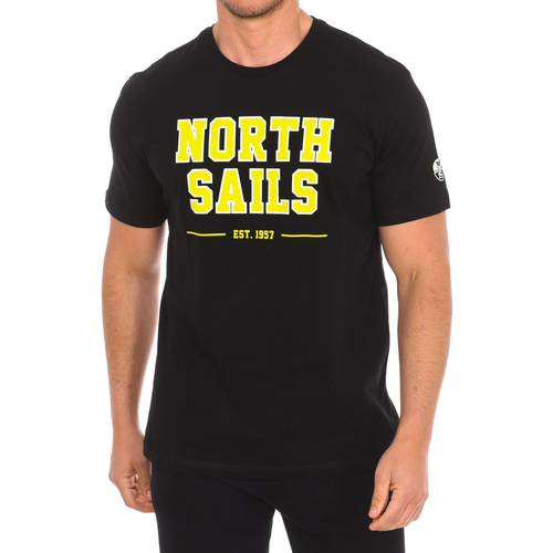 Oblečenie Muž Tričká s krátkym rukávom North Sails 9024060-999 Čierna