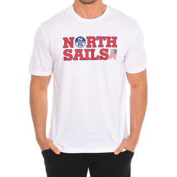 Oblečenie Muž Tričká s krátkym rukávom North Sails 9024110-101 Biela