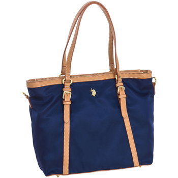 Tašky Žena Veľké nákupné tašky  U.S Polo Assn. BEUHU0100WIP-NAVYBEIGE Námornícka modrá