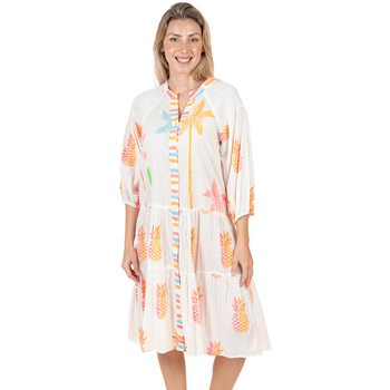 Oblečenie Žena Krátke šaty Isla Bonita By Sigris Šaty Biela