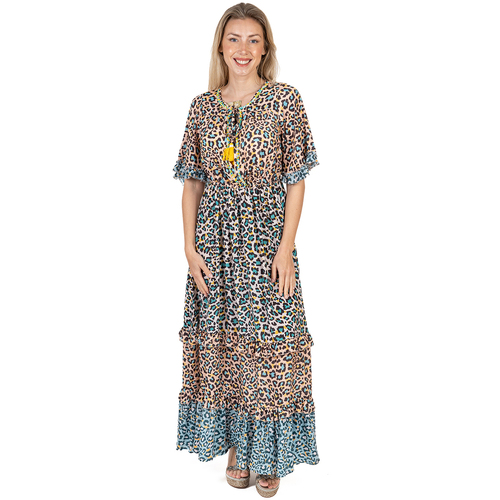 Oblečenie Žena Dlhé šaty Isla Bonita By Sigris Šaty Viacfarebná