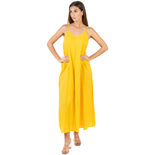 Oblečenie Žena Dlhé šaty Isla Bonita By Sigris Šaty Žltá