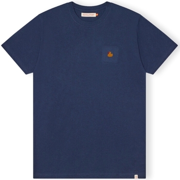 Oblečenie Muž Tričká a polokošele Revolution T-Shirt Regular 1368 DUC - Navy Mel Modrá