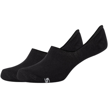 Spodná bielizeň Športové ponožky Skechers 2PPK Basic Footies Socks Čierna